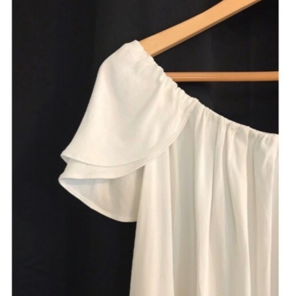 Rachel Zoe Dillion Crepe White Mini Dress - Picture 6 of 8